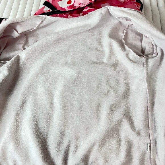 Camo Shark Full Zip Hoodie Unisex Size M Color: Hot Pink Camo - Picture 10 of 10